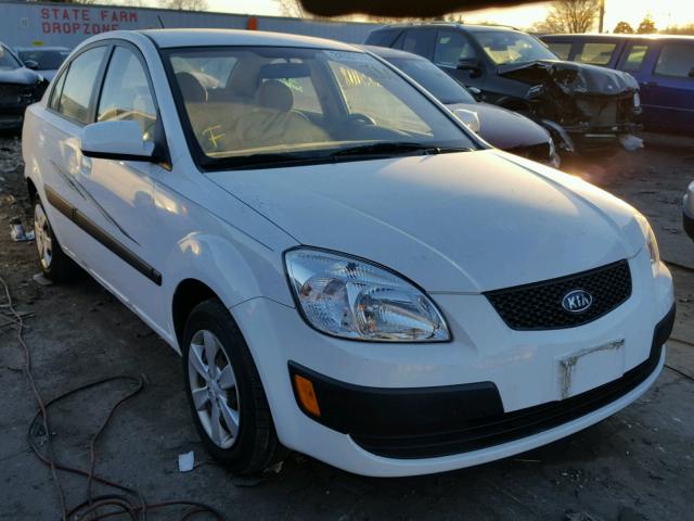 KNADE223996444880 - 2009 KIA RIO BASE WHITE photo 1