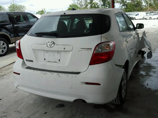 2T1KE4EE3BC046839 - 2011 TOYOTA COROLLA MA WHITE photo 4