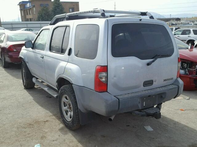 5N1ED28Y9YC606323 - 2000 NISSAN XTERRA XE SILVER photo 3