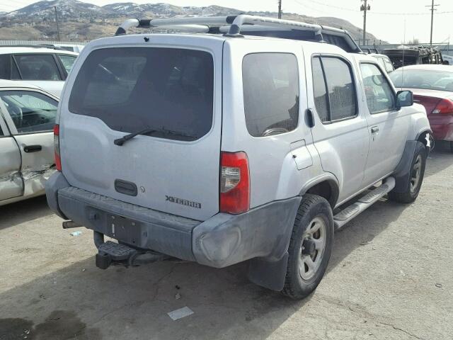 5N1ED28Y9YC606323 - 2000 NISSAN XTERRA XE SILVER photo 4