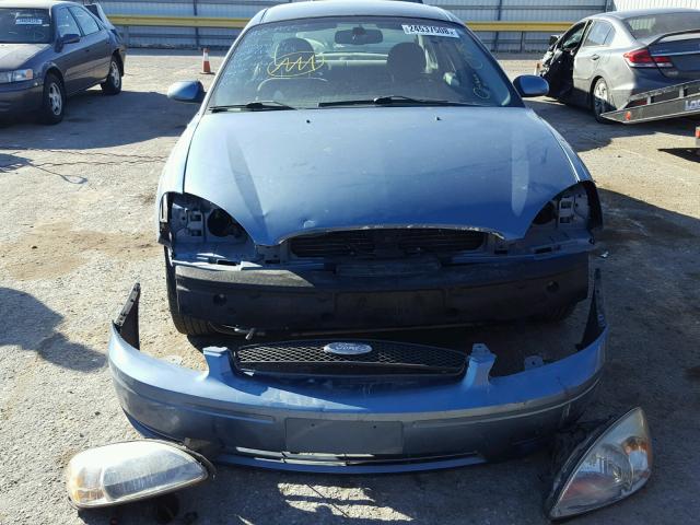 1FAFP56UX7A197184 - 2007 FORD TAURUS SEL TURQUOISE photo 9