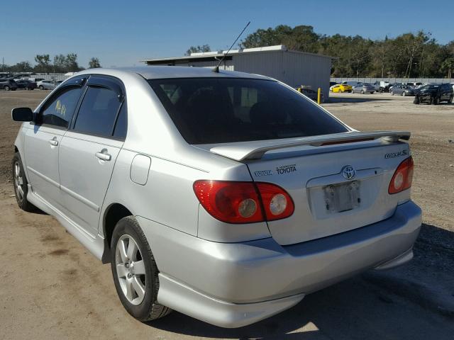 1NXBR32E96Z619508 - 2006 TOYOTA COROLLA CE SILVER photo 3