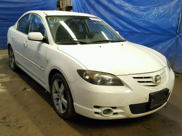 JM1BK123741156441 - 2004 MAZDA 3 S WHITE photo 1