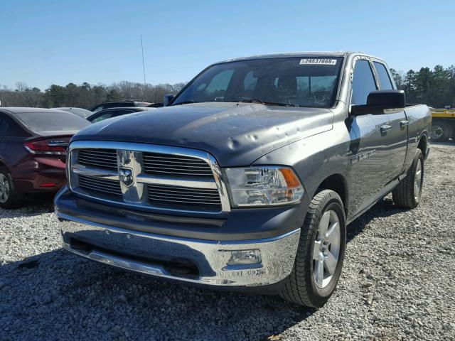 1C6RD7GT6CS172750 - 2012 DODGE RAM 1500 S GRAY photo 2