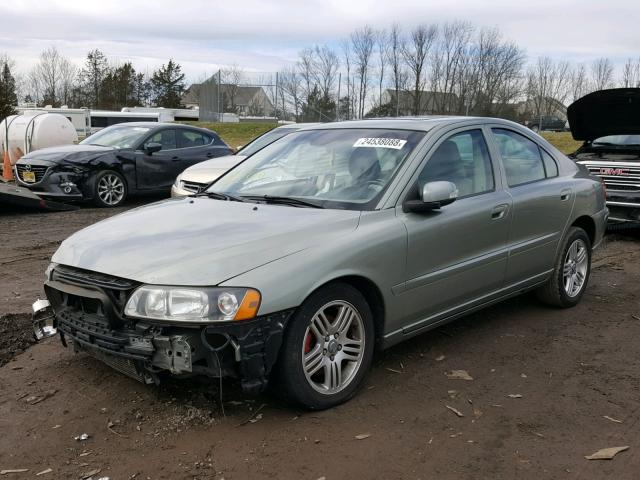 YV1RS592082685615 - 2008 VOLVO S60 2.5T GREEN photo 2