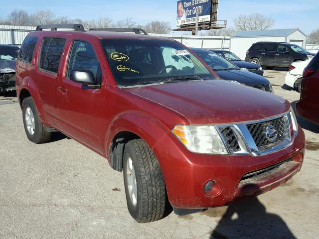 5N1AR18U38C645142 - 2008 NISSAN PATHFINDER RED photo 1