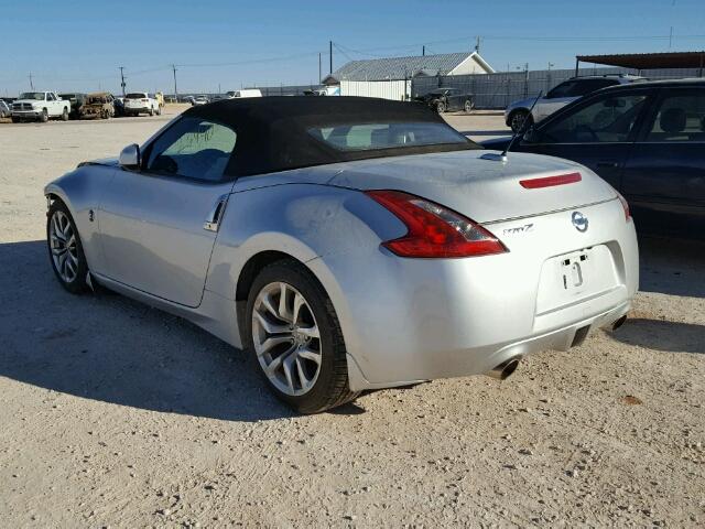 JN1AZ4FH2CM370865 - 2012 NISSAN 370Z BASE SILVER photo 3