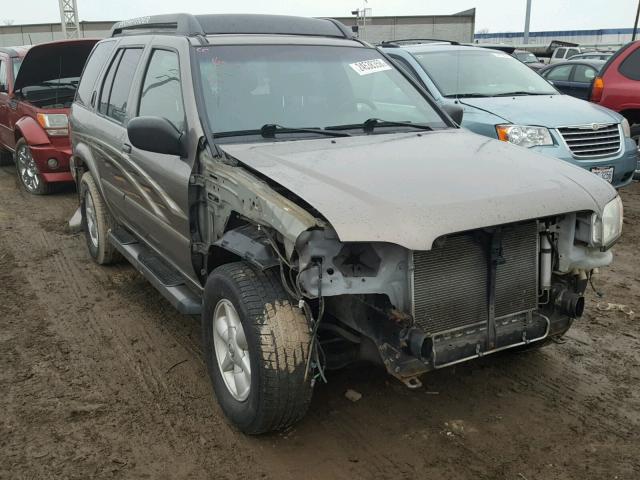 JN8DR09Y42W707347 - 2002 NISSAN PATHFINDER TAN photo 1