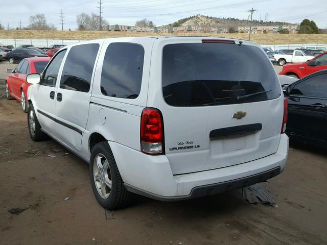 1GNDV231X7D131532 - 2007 CHEVROLET UPLANDER L WHITE photo 3