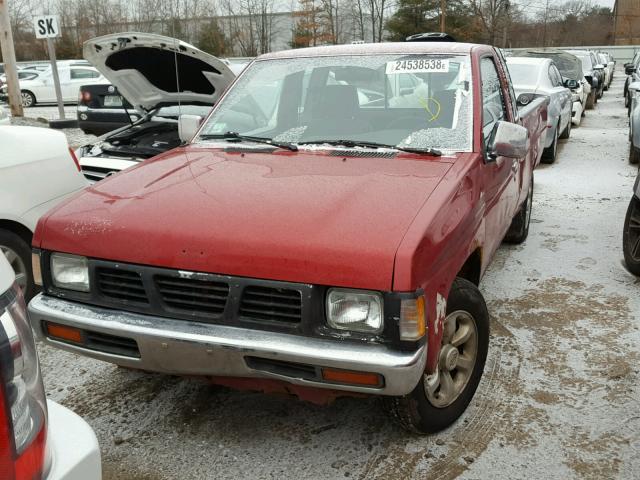 1N6SD16S4VC416650 - 1997 NISSAN TRUCK KING RED photo 2