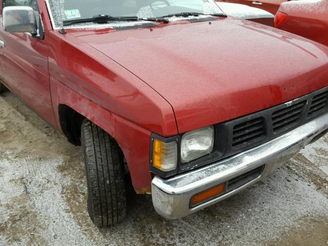 1N6SD16S4VC416650 - 1997 NISSAN TRUCK KING RED photo 9