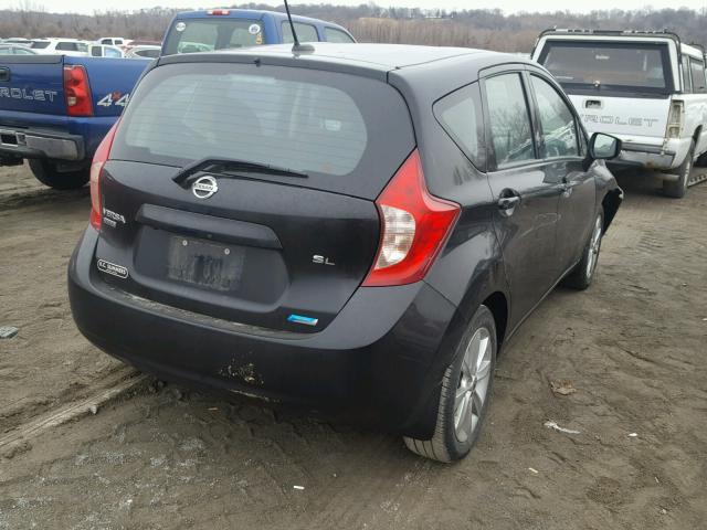 3N1CE2CP8GL366002 - 2016 NISSAN VERSA NOTE BLACK photo 4