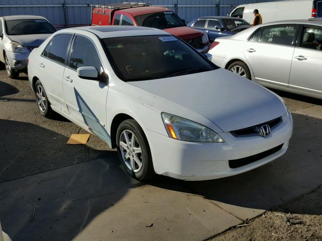 1HGCM66554A079948 - 2004 HONDA ACCORD EX WHITE photo 1