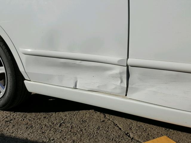 1HGCM66554A079948 - 2004 HONDA ACCORD EX WHITE photo 9