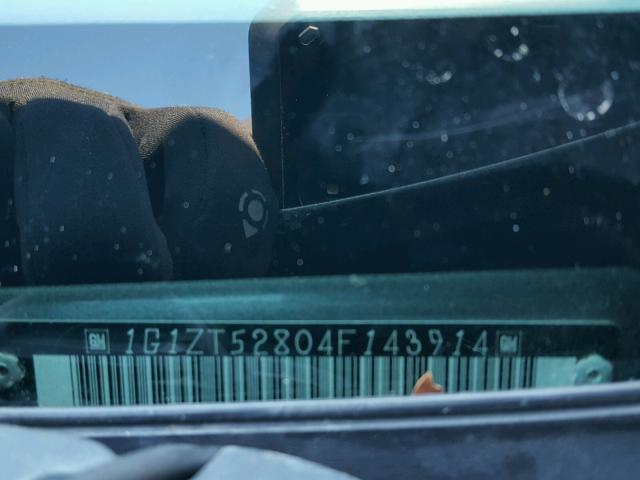 1G1ZT52804F143914 - 2004 CHEVROLET MALIBU LS 灰色 照片 10