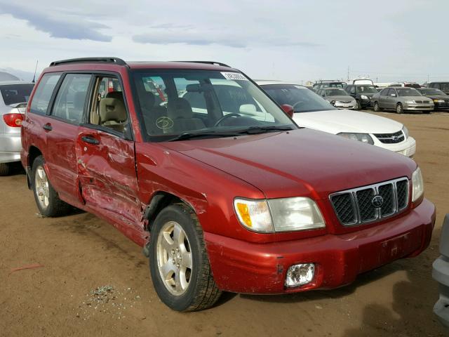 JF1SF65611H717331 - 2001 SUBARU FORESTER S RED photo 1