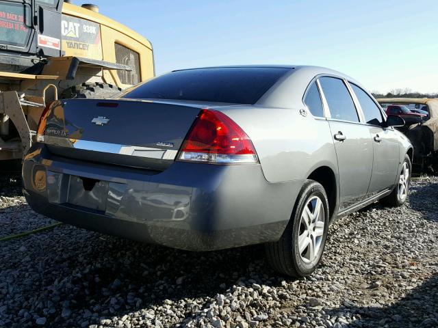 2G1WB58K381281257 - 2008 CHEVROLET IMPALA LS GRAY photo 4