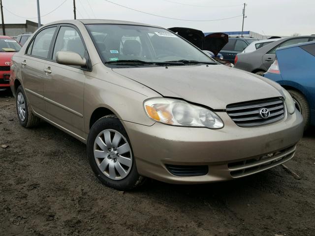 2T1BR38E84C253191 - 2004 TOYOTA COROLLA CE TAN photo 1