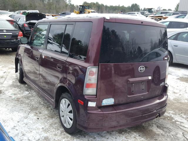 JTLKT324664038601 - 2006 TOYOTA SCION XB 栗色 照片 3