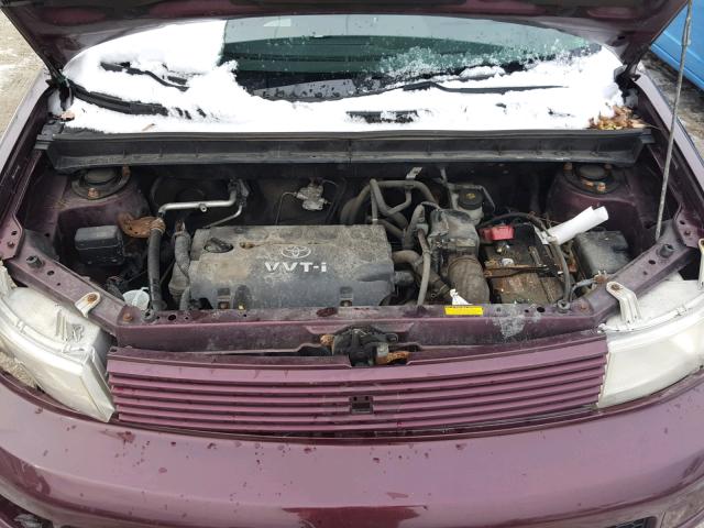 JTLKT324664038601 - 2006 TOYOTA SCION XB MAROON photo 7