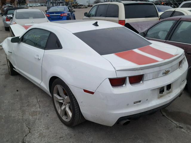 2G1FK1EJ5A9159396 - 2010 CHEVROLET CAMARO SS WHITE photo 3