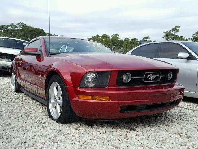 1ZVFT80N475284190 - 2007 FORD MUSTANG RED photo 1