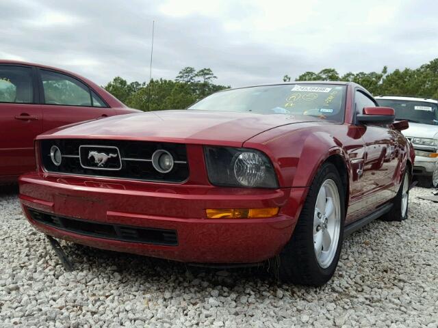 1ZVFT80N475284190 - 2007 FORD MUSTANG RED photo 2