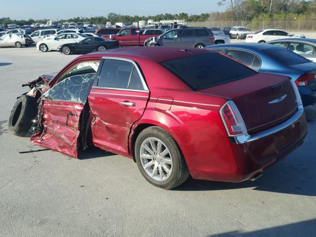 2C3CCAEG1DH713155 - 2013 CHRYSLER 300C MAROON photo 3