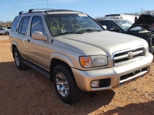 JN8DR07X21W513912 - 2001 NISSAN PATHFINDER GOLD photo 1