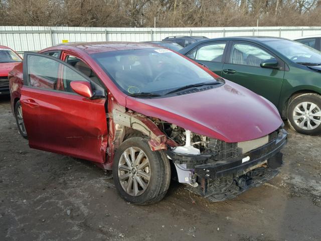 5NPDH4AE7EH482553 - 2014 HYUNDAI ELANTRA SE BURGUNDY photo 1