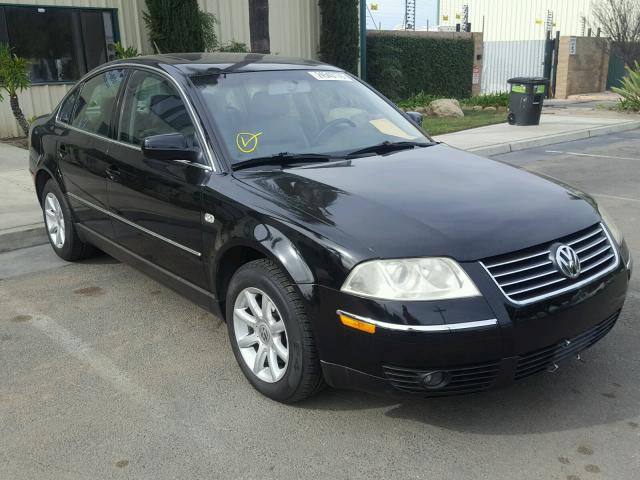 WVWPD63B64P106095 - 2004 VOLKSWAGEN PASSAT GLS BLACK photo 1