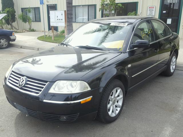 WVWPD63B64P106095 - 2004 VOLKSWAGEN PASSAT GLS BLACK photo 2