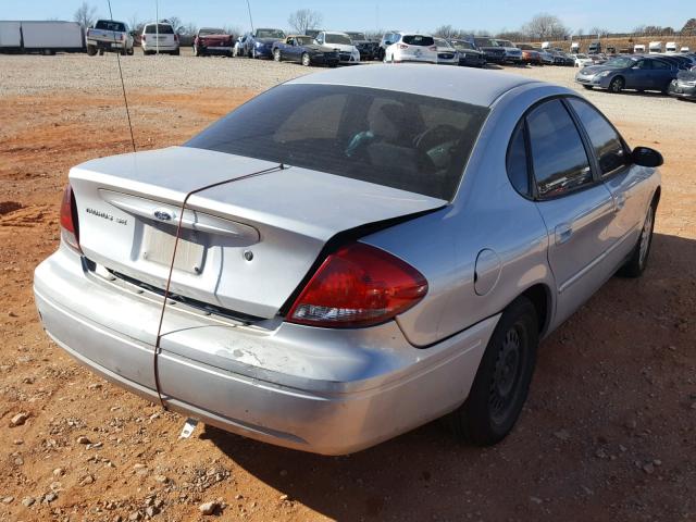 1FAHP53U46A145559 - 2006 FORD TAURUS SE SILVER photo 4