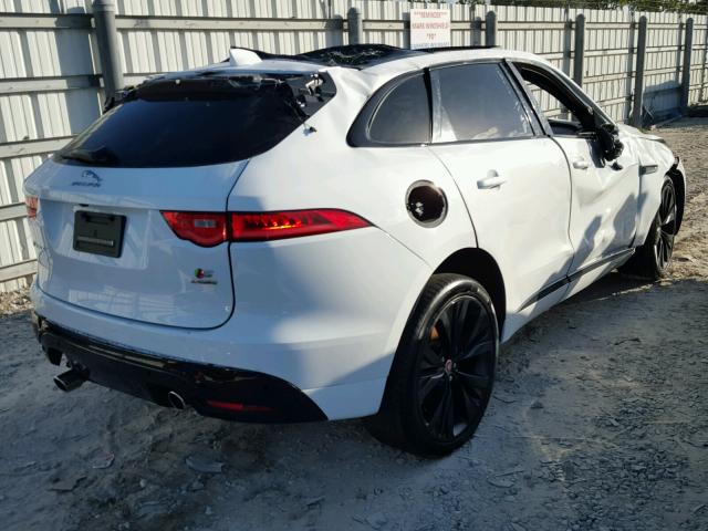 SADCM2BV4HA059780 - 2017 JAGUAR F-PACE S WHITE photo 4