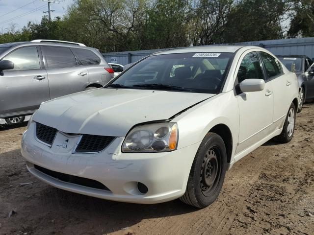 4A3AB36F54E083085 - 2004 MITSUBISHI GALANT ES WHITE photo 2