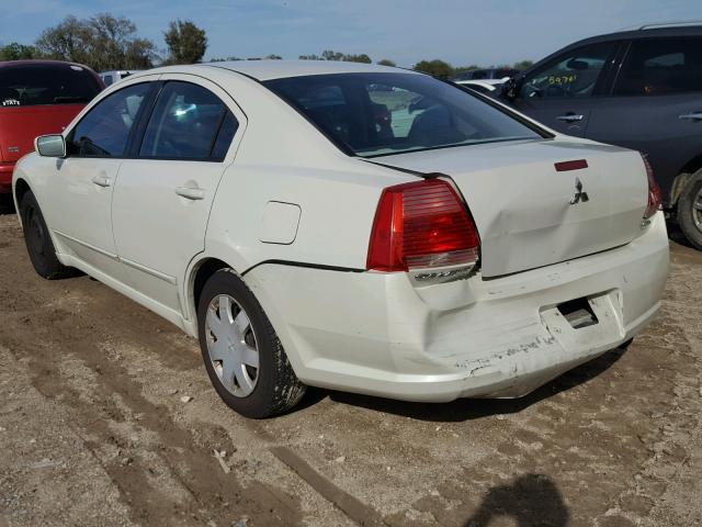 4A3AB36F54E083085 - 2004 MITSUBISHI GALANT ES WHITE photo 3