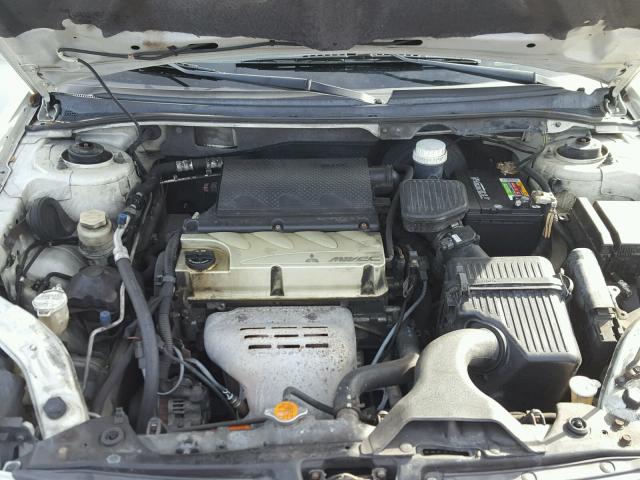 4A3AB36F54E083085 - 2004 MITSUBISHI GALANT ES WHITE photo 7