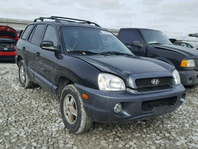 KM8SC13D22U232983 - 2002 HYUNDAI SANTA FE G BLACK photo 1