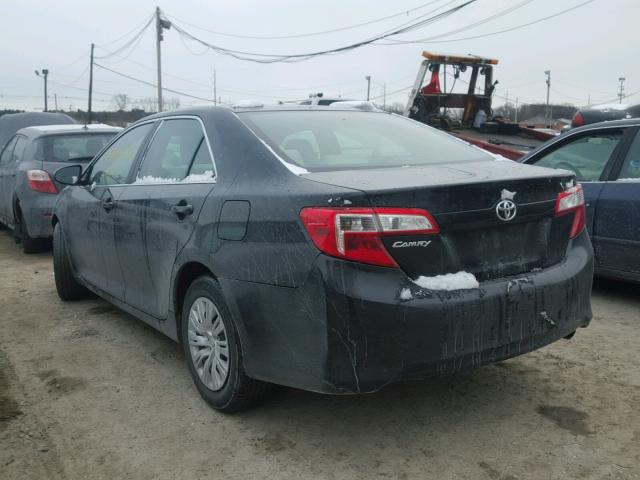 4T1BF1FK7DU711677 - 2013 TOYOTA CAMRY L BLACK photo 3