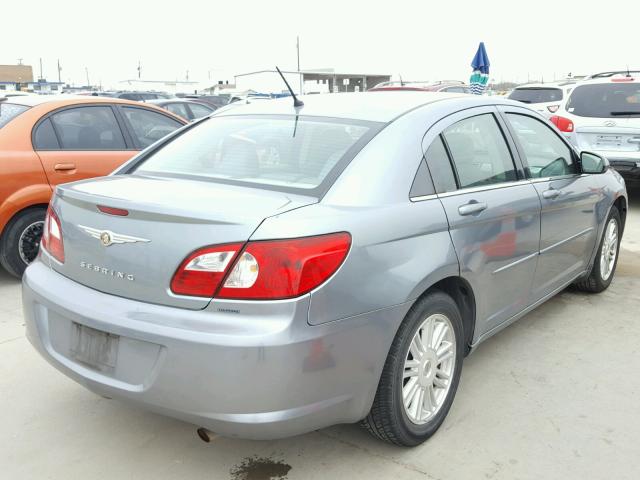 1C3LC56K37N545993 - 2007 CHRYSLER SEBRING TO TURQUOISE photo 4