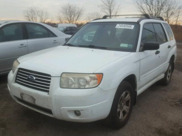 JF1SG63626H704191 - 2006 SUBARU FORESTER 2 WHITE photo 2