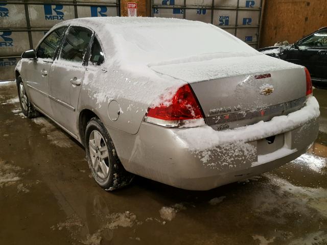 2G1WB55K269281141 - 2006 CHEVROLET IMPALA LS SILVER photo 3