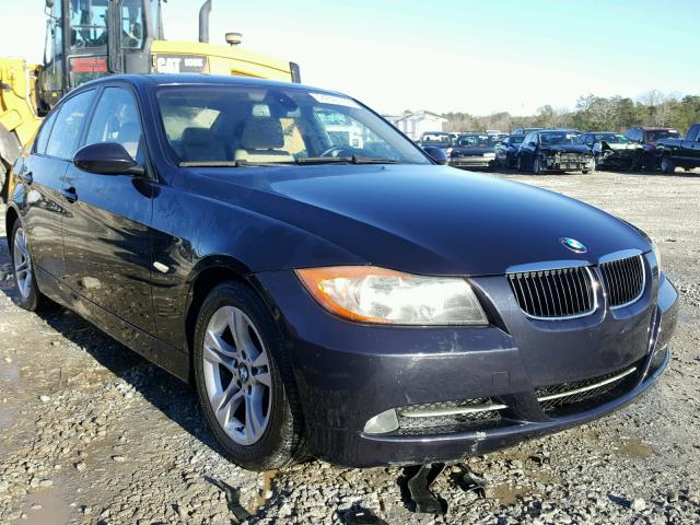 WBAVA33588P142821 - 2008 BMW 328 I BLUE photo 1