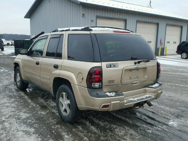 1GNDT13S162311727 - 2006 CHEVROLET TRAILBLAZE TAN photo 3