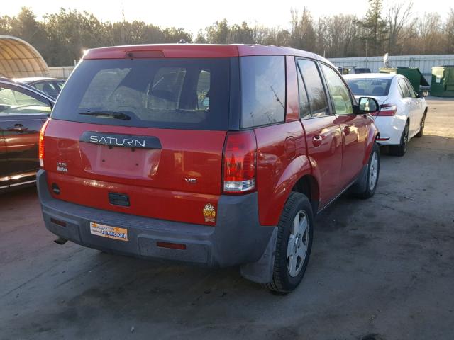 5GZCZ53454S869166 - 2004 SATURN VUE RED photo 4