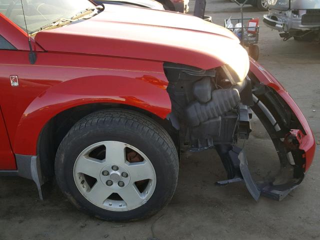 5GZCZ53454S869166 - 2004 SATURN VUE RED photo 9