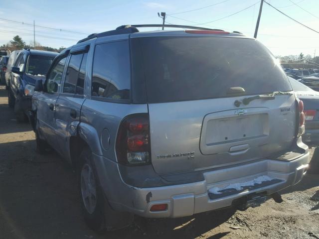 1GNDT13S962144856 - 2006 CHEVROLET TRAILBLAZE SILVER photo 3