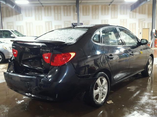 KMHDU46D69U648581 - 2009 HYUNDAI ELANTRA GL BLACK photo 4