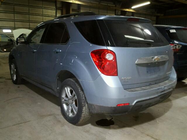 2GNFLGEK3E6173456 - 2014 CHEVROLET EQUINOX LT BLUE photo 3