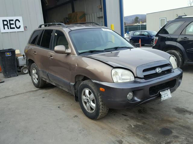 KM8SC73D26U050516 - 2006 HYUNDAI SANTA FE G BROWN photo 1